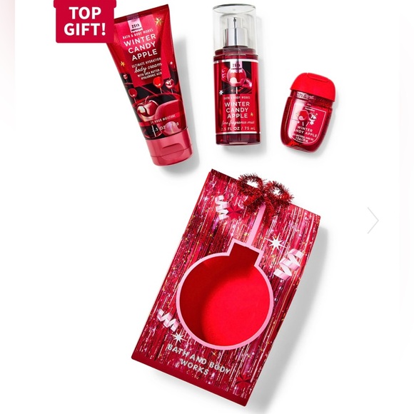 NWT-B&BW Candy Cane Set / Mini Backpack/ Mini Fragrance Set/ Sanitizer Holder - Picture 8 of 12